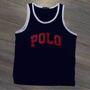 Ralph Lauren Navy Blue Tank Top